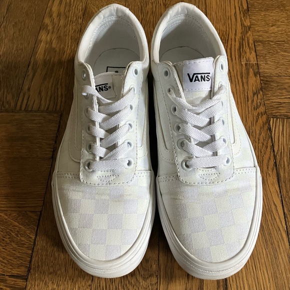 Vans Checkered White Sneakers - Picture 7 of 10